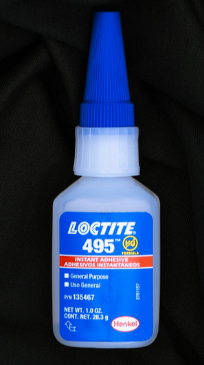 LOCTITE 495 CYANOACRYLATE ADHESIVE - 1 oz Bottle - 49550 / IDH:135467